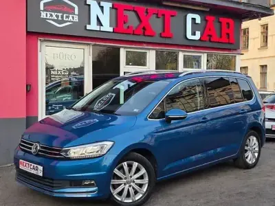 Gebraucht VW Touran Highline 150 PS (110 kW) 2018 Blau Van / Kleinbus