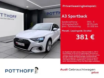 Gebraucht Audi A3 Advanced 150 PS (110 kW) 2023 Ibisweiß Limousine