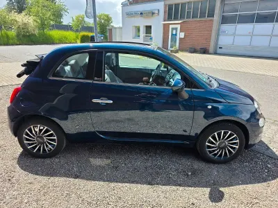 Używany Fiat 500C Lounge 69 KM (50 kW) 2017 Niebieski Kabriolet