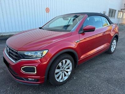 Gebraucht VW T-Roc Cabriolet R-line 150 PS (110 kW) 2020 Rot Cabrio
