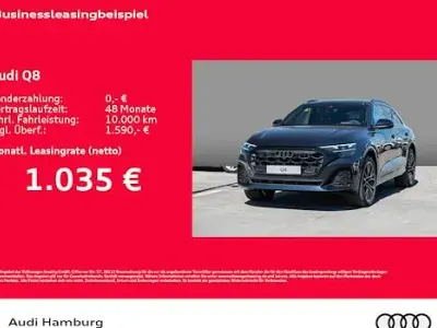 Ny Audi Q8 Ambiente 286 HK (210 kW) 2026 Blå SUV