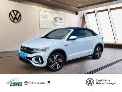 Gebraucht VW T-Roc Cabriolet R-line 150 PS (110 kW) 2022 Weiss Cabrio
