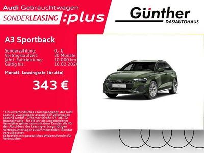 Distriktgrün metallic Gebraucht 2025 Audi A3 S-Line Limousine | 39.277 € (Fairer Preis)