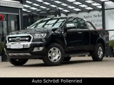 Brugt Ford Ranger Limited 160 HK (117 kW) 2019 Sort Pickup / Ladvogn