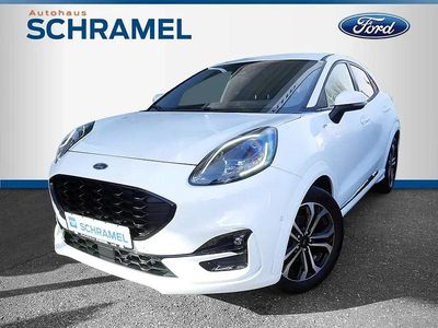 Weiss / frozen white Gebraucht 2021 Ford Puma ST-Line X SUV | 19.490 € (Etwas zu teuer)