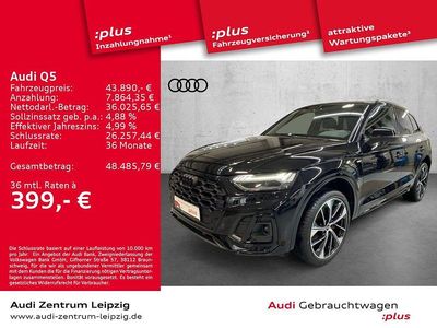 Mythosschwarz metallic Gebraucht 2023 Audi Q5 Ambiente SUV | 43.890 € (Etwas zu teuer)