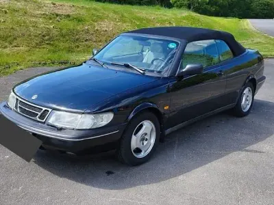 Usata Saab 900 Cabriolet 150 CV (110 kW) 1997 Nero Cabrio