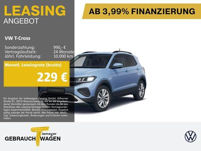 Blau Gebraucht 2024 VW T-Cross IQ Drive SUV | 23.470 € (Guter Preis)