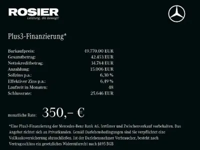 Gebraucht Mercedes C220 AMG line 197 PS (144 kW) 2026 Blau / sodalithblau Kombi