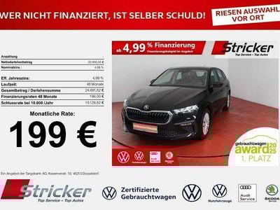 Schwarz Gebraucht 2025 Skoda Scala Essence Kleinwagen | 20.939 € (Superpreis)
