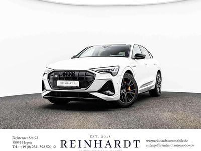 Gebraucht Audi e-tron Sportback Black Edition 300 kW (408 PS) 2022 Gletscherweiß metallic SUV