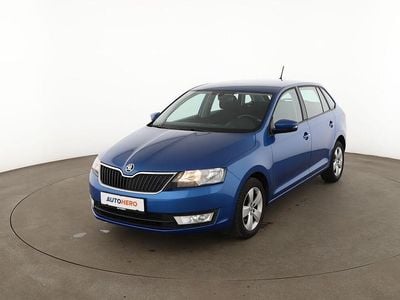 Gebraucht Skoda Rapid Ambition 90 PS (66 kW) 2016 Blau Kleinwagen