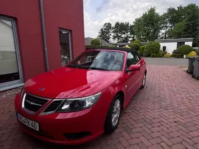 Gebraucht Saab 9-3 Cabriolet Vector 150 PS (110 kW) 2008 Rot Cabrio