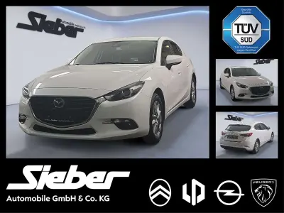 Gebraucht Mazda 3 Exclusive-Line 120 PS (88 kW) 2017 Weiß Limousine