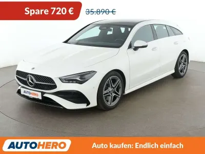 Gebraucht Mercedes CLA220 AMG line 190 PS (139 kW) 2024 Polarweiss Coupé