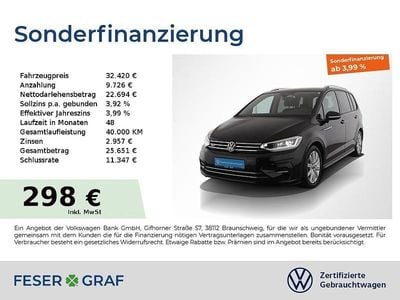 Gebraucht VW Touran R-line 150 PS (110 kW) 2025 Grenadillschwarz metallic Van / Kleinbus