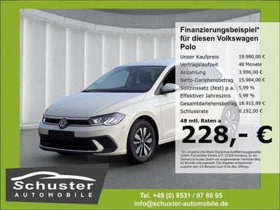 Gebraucht VW Polo Move 95 PS (69 kW) 2023 Ascotgrau Kleinwagen