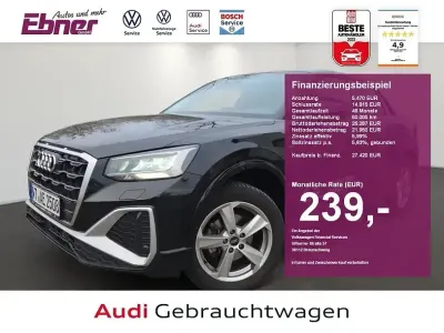 Gebraucht Audi Q2 S-Line 150 PS (110 kW) 2024 Schwarz SUV
