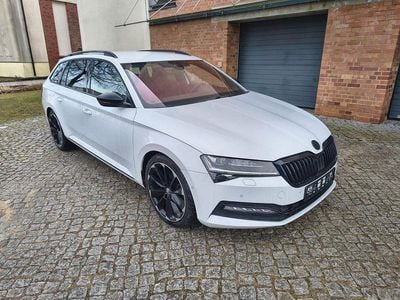 Gebraucht Skoda Superb SportLine 200 PS (147 kW) 2021 Weiß Kombi