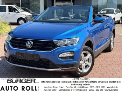 Gebraucht VW T-Roc Cabriolet Style 150 PS (110 kW) 2020 Blau Cabrio