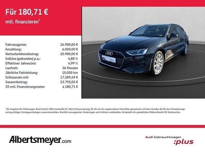 Mythosschwarz metallic Gebraucht 2022 Audi A4 Ambiente Kombi | 26.980 € (Superpreis)