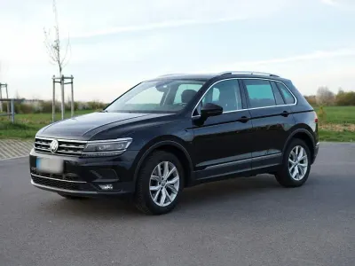 Second-hand VW Tiguan Highline 179 CP (131 kW) 2018 Negru SUV