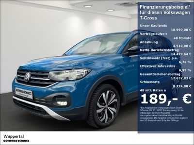 gebraucht VW T-Cross - 1.0 TSI Life NAVI SHZ PDC LM ZV