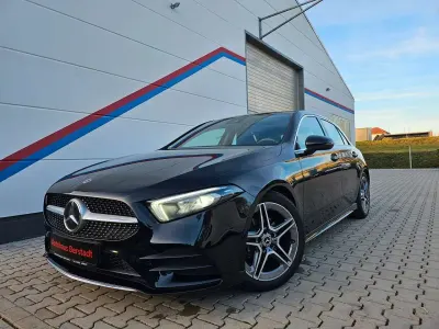 Brugt Mercedes A200 AMG line 163 HK (119 kW) 2018 Sort Sedan