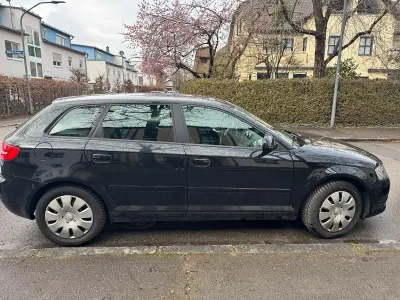 Gebraucht Audi A3 Sportback 2010 Schwarz Kleinwagen