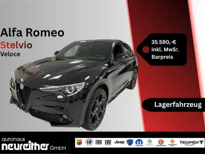 Gebraucht Alfa Romeo Stelvio Veloce 209 PS (153 kW) 2023 Schwarz SUV