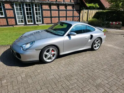 Brugt Porsche 911 Turbo 420 HK (308 kW) 2001 Sølv Coupe