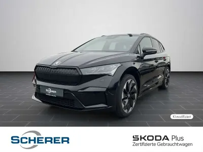 Gebraucht Skoda Enyaq iV SportLine 194 kW (265 PS) 2022 Blackmagic perleffekt (metallic) SUV
