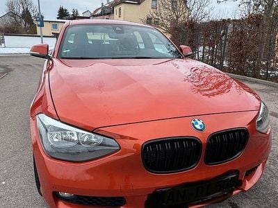 Usata BMW 118 Sport Line 143 CV (105 kW) 2012 Arancione Utilitaria