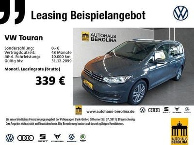 Neu VW Touran Comfortline 150 PS (110 kW) 2025 Grau Van / Kleinbus