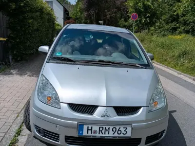 Gebraucht Mitsubishi Colt 95 PS (69 kW) 2004 Silber Kleinwagen