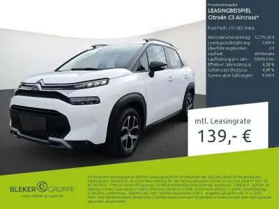 Gebraucht Citroën C3 Aircross PureTech 110 PS (80 kW) 2023 Weiß SUV