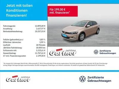 Gebraucht VW Polo Comfortline 95 PS (69 kW) 2018 Pale copper metallic Kleinwagen