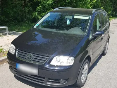 Gebraucht VW Touran Trendline 140 PS (102 kW) 2006 Schwarz Van / Kleinbus