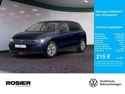 Brugt VW Golf VIII Life 150 HK (110 kW) 2022 Blå Sedan