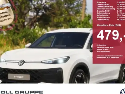 Nuova VW T-Roc Style 150 CV (110 kW) 2025 Nero SUV