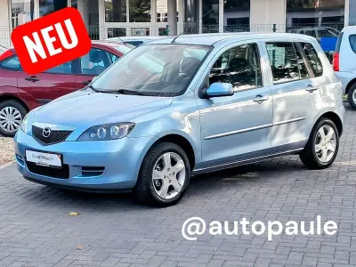 Gebraucht Mazda 2 Active 80 PS (58 kW) 2007 Blau Kleinwagen