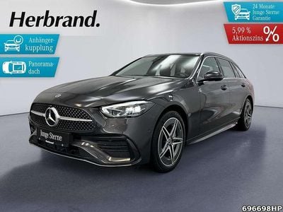 Gebraucht Mercedes C300e AMG 313 PS (230 kW) 2024 Metalliclack graphitgrau Kombi