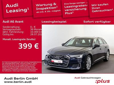Gebraucht Audi A6 Design 204 PS (150 kW) 2024 Firmamentblau metallic Kombi