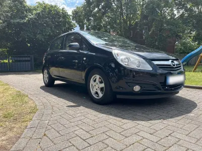 Gebraucht Opel Corsa 90 PS (66 kW) 2008 Schwarz Kleinwagen