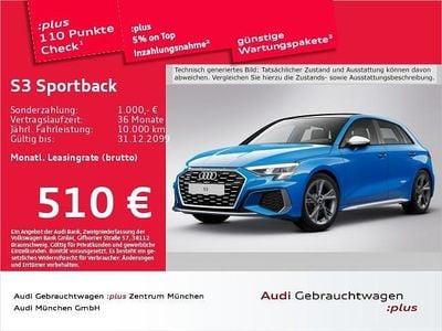 Turboblau Gebraucht 2023 Audi S3 Design Limousine | 35.981 € (Guter Preis)
