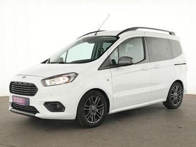 Gebraucht Ford Tourneo Courier Sport 101 PS (74 kW) 2020 Weiß Van / Kleinbus