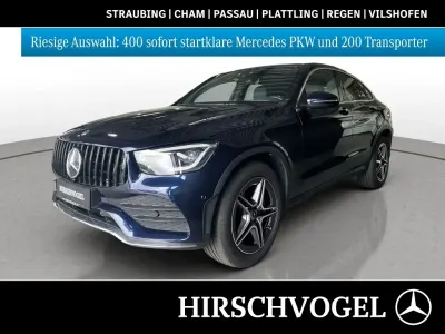 Używany Mercedes GLC400d AMG line 330 KM (242 kW) 2021 Niebieski Coupe