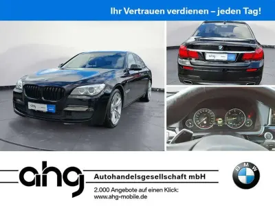 Begagnad BMW 740 Exclusive 313 HK (230 kW) 2015 Svart Sedan