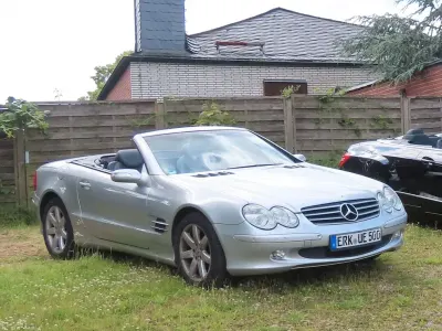 Gebraucht Mercedes SL350 245 PS (180 kW) 2004 Silber Cabrio