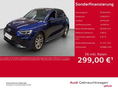 Gebraucht Audi A3 S-Line 150 PS (110 kW) 2025 Navarrablau metallic Limousine